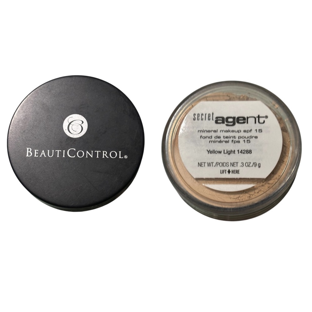 BeautiControl Secret Agent Mineral Makeup SPF 15 Yellow Light 14288 .3 oz